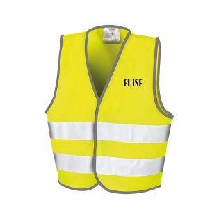 Gilet jaune de sécurité personnalisé | Enfant