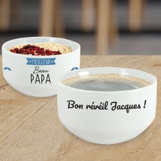 Tasse personnalisée Super Beau-Père avec prénom ou message