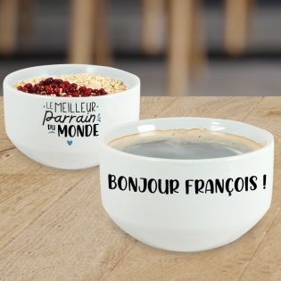 Cadeau pour parrain  Idée cadeau mug joyeux noël prénom