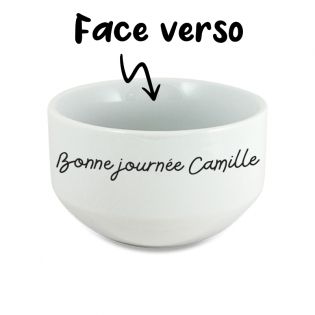 Petit bol en porcelaine licorne (prénom personnalisable) - Gaëlle