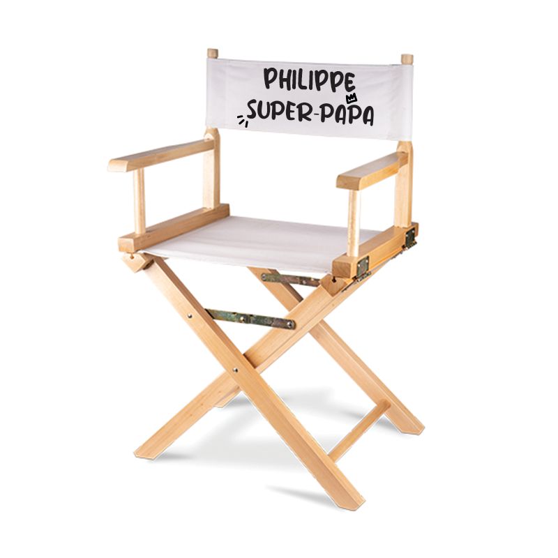 Chaise cinéma personnalisée adulte | Super papa Chaise cinéma personnalisée adulte | Super papa