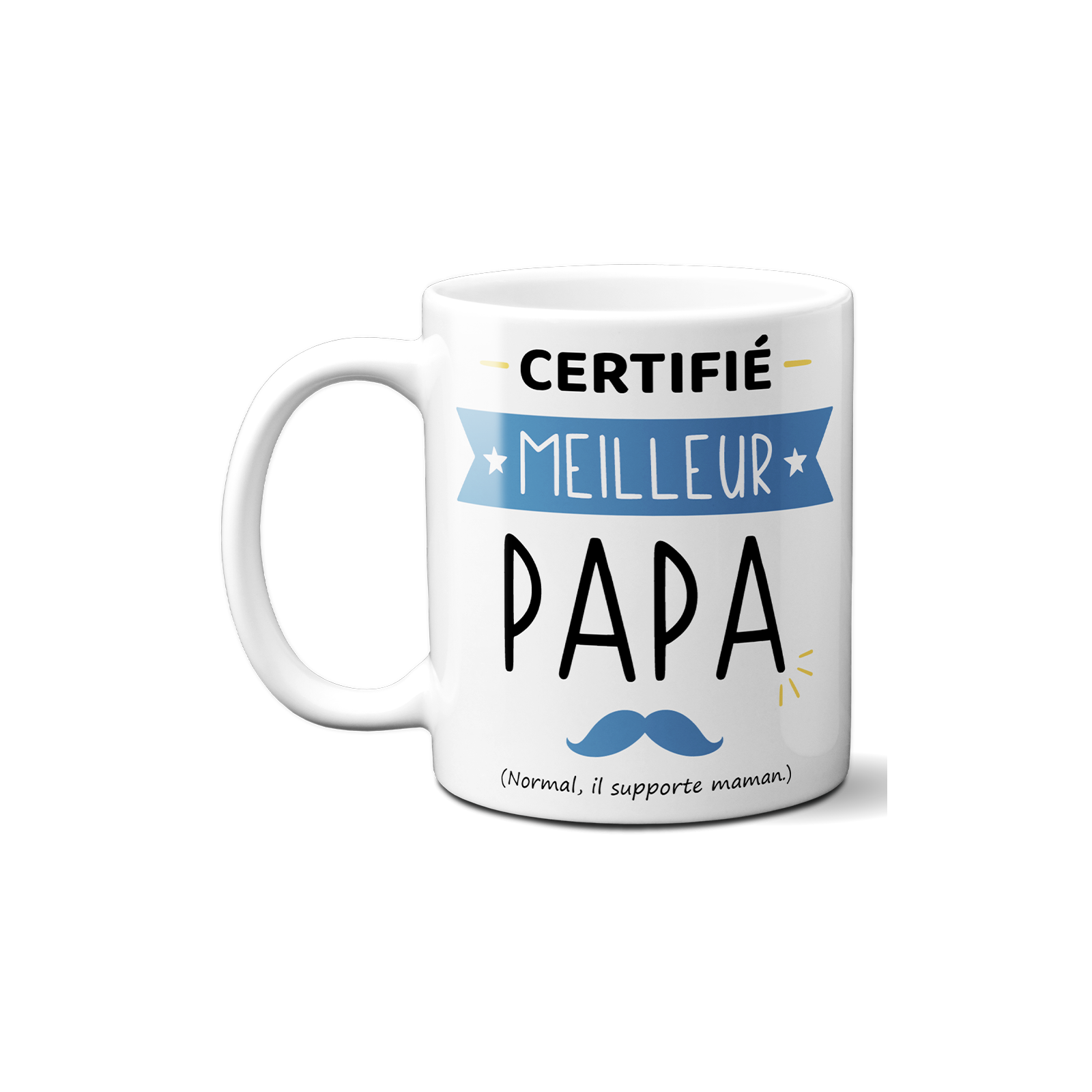 Un logo pour le meilleur père du monde. | Vecteur Premium
