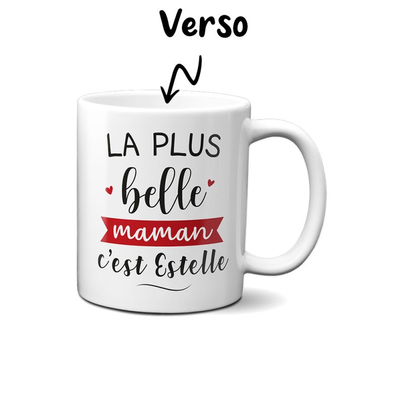 Cadeau pour Maman : Tasse La Plus Belle Maman du Monde Entier