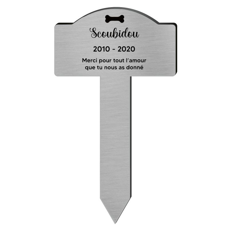 Plaque funéraire personnalisée pour chien Plaque funéraire personnalisée pour chien