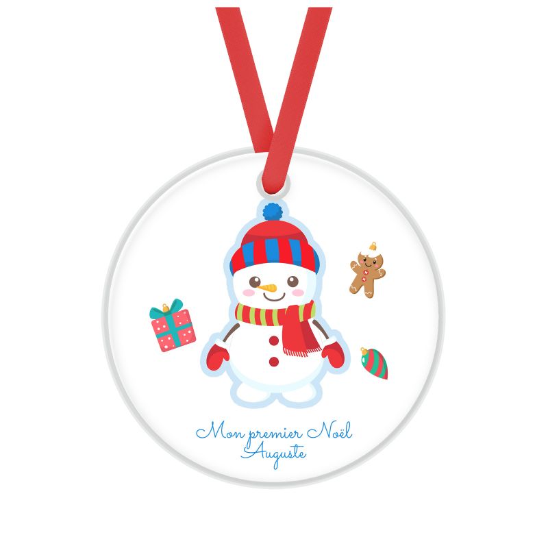 Décoration de Noël verte personnalisée - Cadeau Noël, décoration sapin de Noël en plexiglass Décoration de Noël verte personnalisée - Cadeau Noël, décoration sapin de Noël en plexiglass