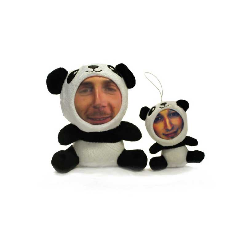 Peluche Panda Personnalisee Avec Votre Photo En Portrait 3d