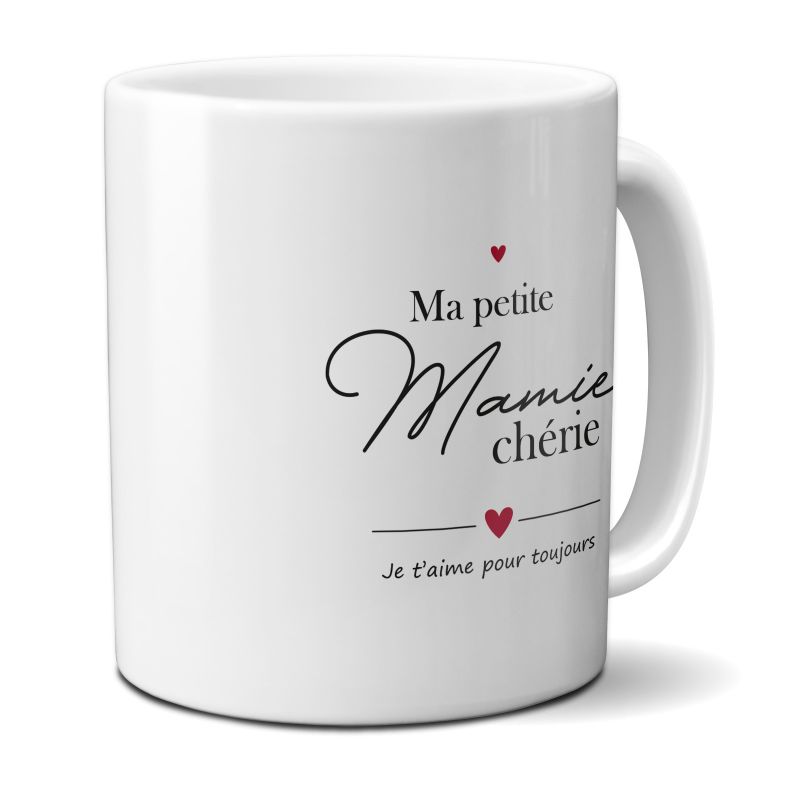 mugs et tasses à café : Mug personnalisable en céramique - objet personnalisable - ma petite mamie chérie mugs et tasses à café : Mug personnalisable en céramique - objet personnalisable - ma petite mamie chérie