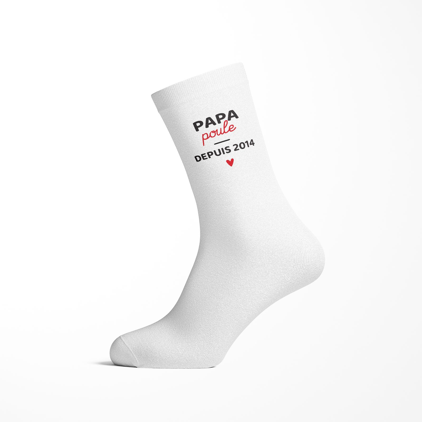 Chaussettes Papa poule | - impression par sublimation