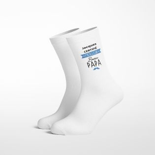 Chaussettes Personnalisables : Certifié meilleur Beau papa