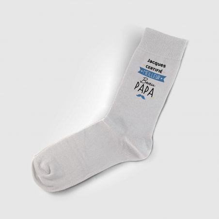 Chaussettes Personnalisables : Certifié meilleur Beau papa
