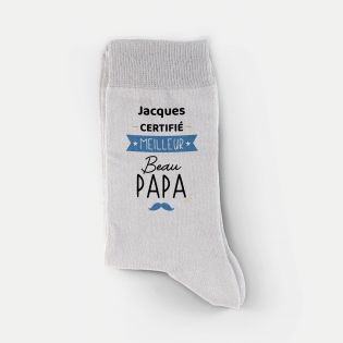 Chaussettes Personnalisables : Certifié meilleur Beau papa