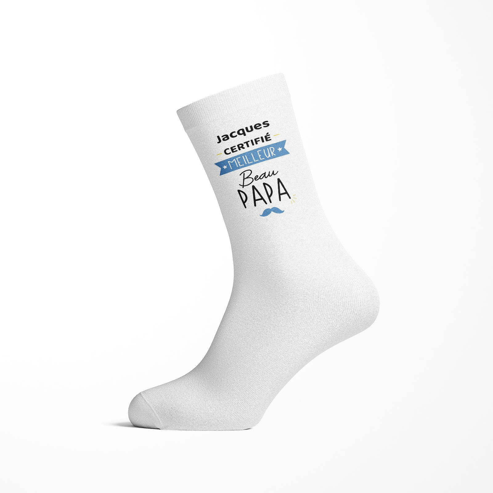 Chaussettes Personnalisables : Certifié meilleur Beau papa
