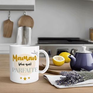Mug en céramique Maman Plus Que Parfaite - 33 cl, Céramique - Imprimé en France
