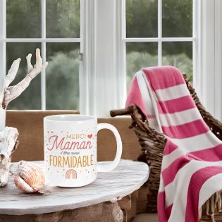 Mug en céramique Maman formidable- 33 cl, Céramique - Imprimé en France