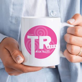 Mug céramique Trisk'elles Roses - 33 cl