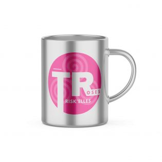 Mug Inox Trisk'elles Roses - 33 cl