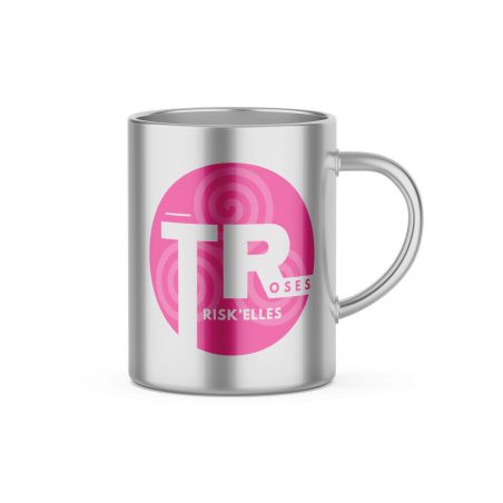 Mug Inox Trisk'elles Roses - 33 cl