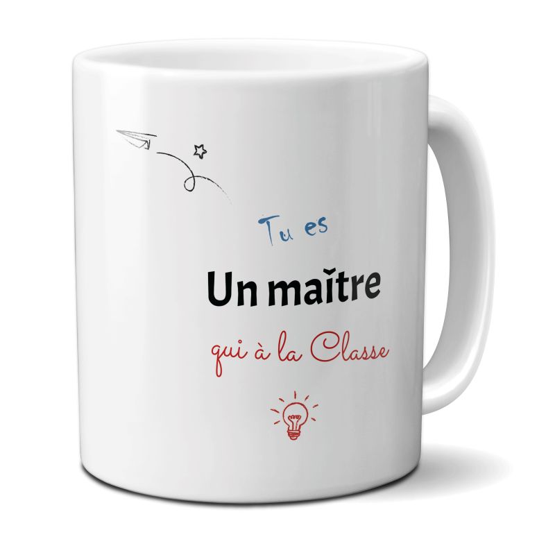 Mug en céramique Merci Maître -33 cl Mug en céramique Merci Maître -33 cl