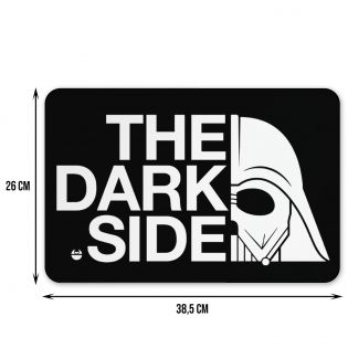 Tapis de Souris Gamer XL – "The Dark Side" – 26x38.5 cm, Ultra Fin, Antidérapant, Tissu Imprimé Haute Définition – Tapis Souris 