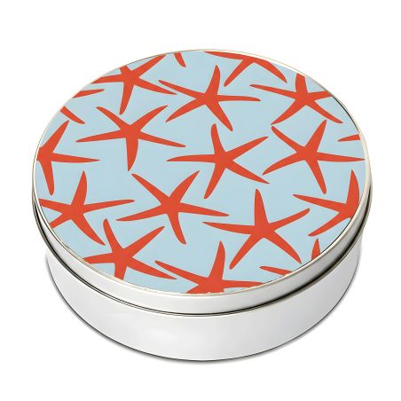 Boite ronde en métal personnalisable avec Texte et Photo - Boîte de rangement pour Thé, Café, Gâteaux