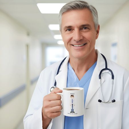 Mug original personnalisé | Définition Médecin - 33 cl, Céramique - Imprimé en France