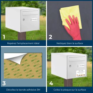 Plaque Nounou personnalisable pour boite aux lettres - Pancarte assistante maternelle agréée personnalisée - Modèle Mini héros Plaque Nounou personnalisable pour boite aux lettres - Pancarte assistante maternelle agréée personnalisée - Modèle Mini héros