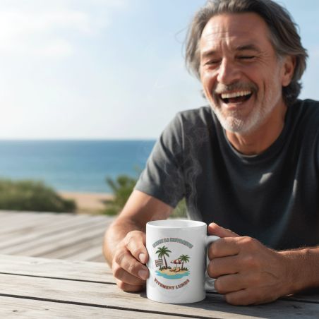 Mug en céramique Enfin la retraite, vivement lundi, 33 cl - Imprimé en France