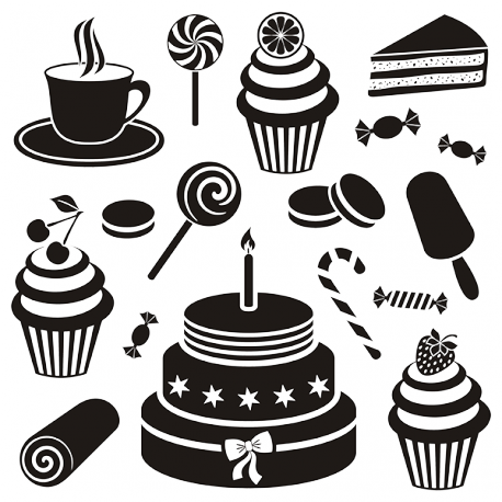 Sticker Gateau Personnalise Sur Mesure Taille Et Couleur