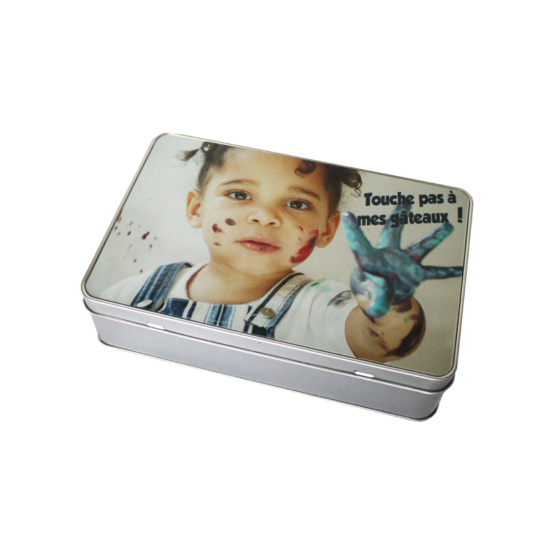 Boite A Gateaux Rectangulaire Personnalisee Avec Vos Photos Preferees Et Textes Personnels