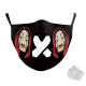 Masque de protection Papel Salavador Dali Adulte Lavable avec 2 filtres PM2.5