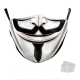 Masque de protection Tête personnalisé Adulte Lavable 2 filtres PM2.5 fournis