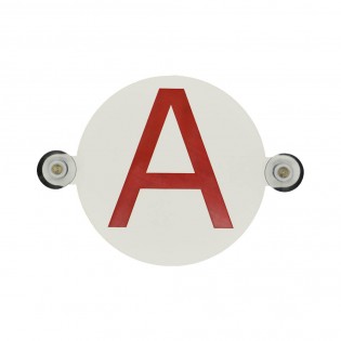 Disque conduite accompagnée (ACC) et disque A rouge (permis B