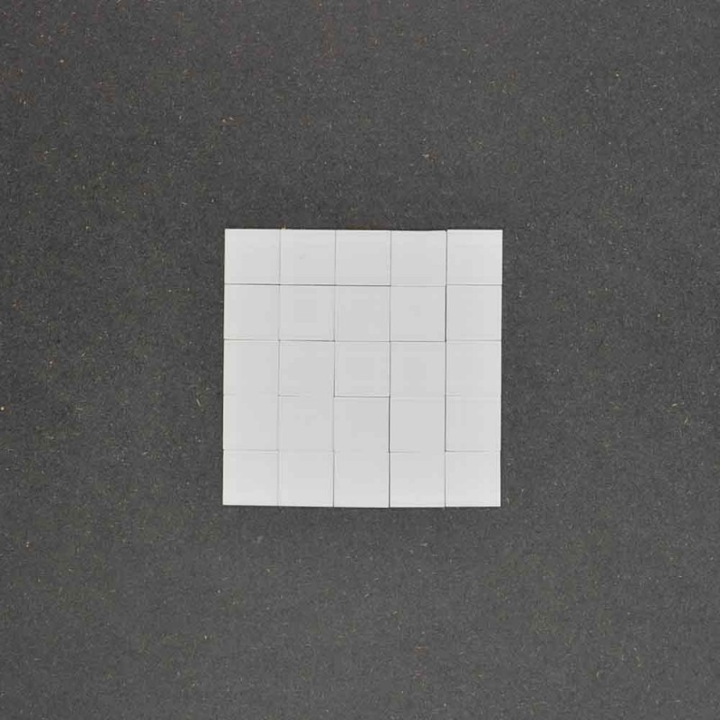 25 miroirs autocollants acryliques 3D pour décoration murale mosaique avec adhésif 3M - Carré 25 miroirs autocollants acryliques 3D pour décoration murale mosaique avec adhésif 3M - Carré