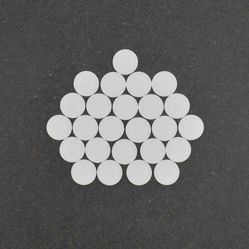25 miroirs autocollants acryliques 3D pour décoration murale mosaique avec adhésif 3M - Rond 25 miroirs autocollants acryliques 3D pour décoration murale mosaique avec adhésif 3M - Rond