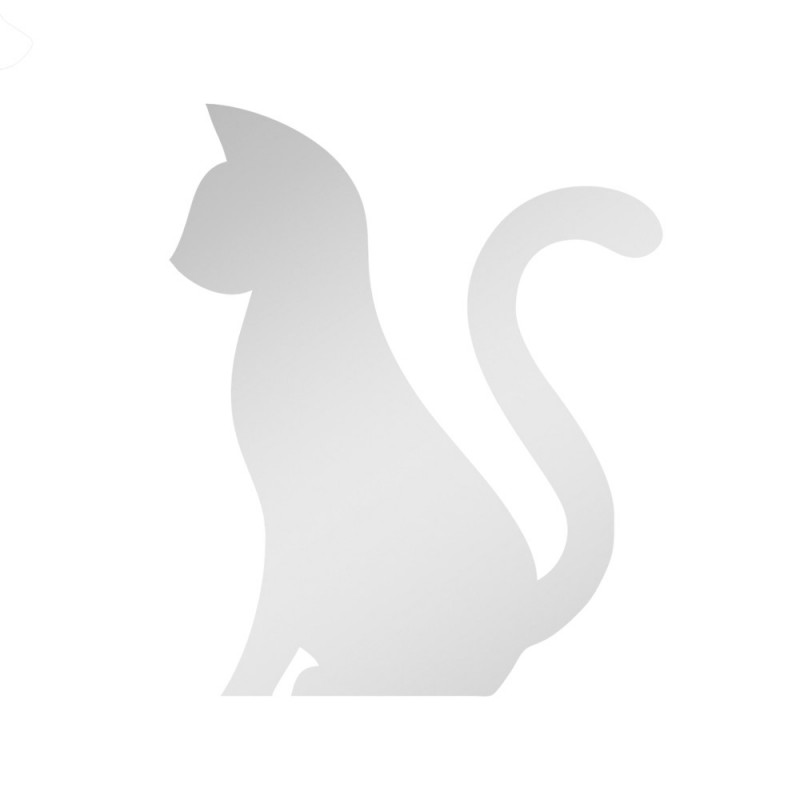 Miroir décoratif modèle Chat - Série Animaux - Miroir mural acrylique pour décoration intérieure Miroir décoratif modèle Chat - Série Animaux - Miroir mural acrylique pour décoration intérieure