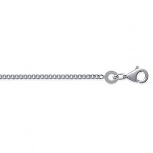 Chaine Gourmette diamentée Argent - longueur 50cm
