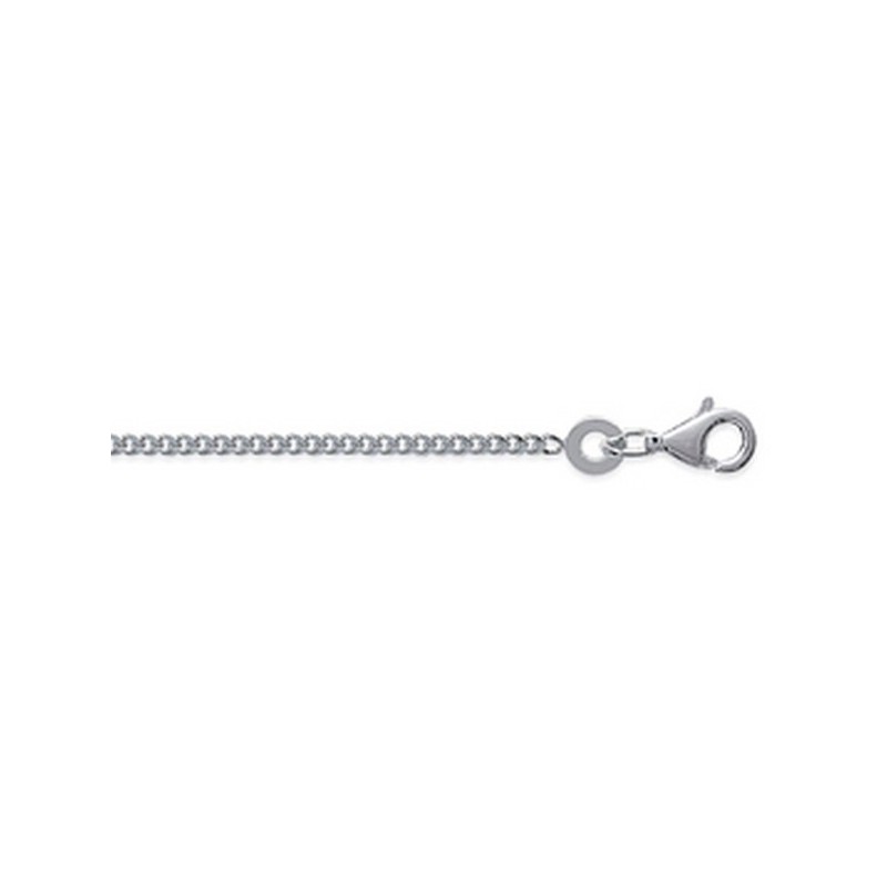 Chaine Gourmette diamentée Argent - longueur 50cm