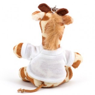 Porte Clef Peluche Girafe personnalisé