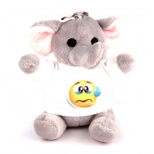 Porte Clef Peluche Elephant personnalisé [x]