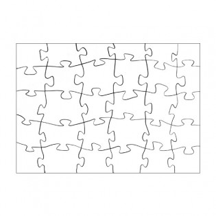 Puzzle en Bois Personnalisé, Puzzle 30 Pièces