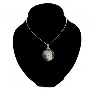 Pendentif Rond gravé Argent [x]