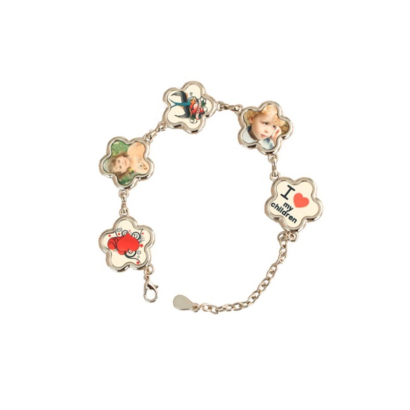 Bracelet Fleur Personnalisé [x]