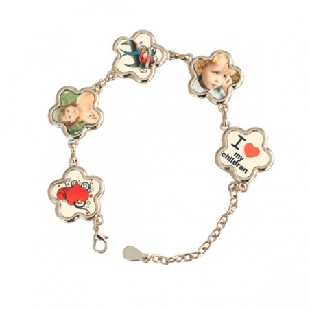Bracelet Fleur Personnalisé [x]