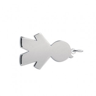 Pendentif Garçon Argent gravé