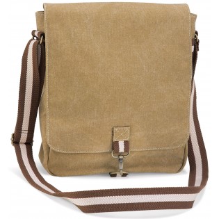 Sac Messager Désert en toile brodé