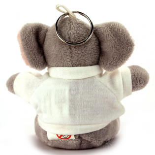 Porte Clef Peluche Elephant personnalisé