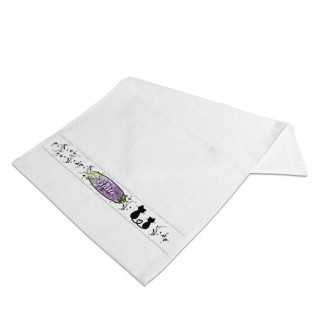 Serviette de toilette personnalisée