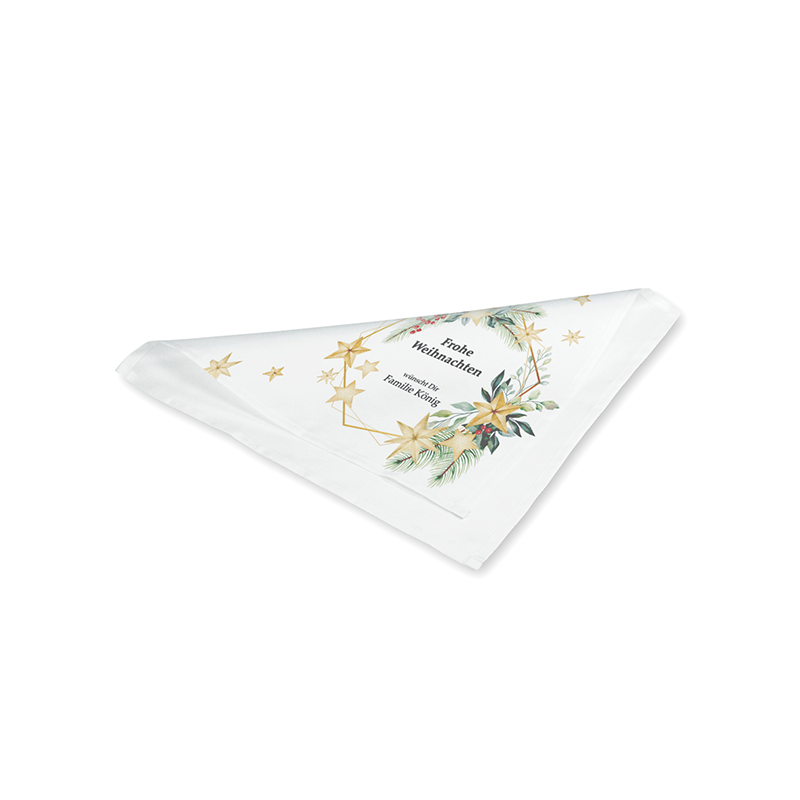 Serviette de table personnalisée Serviette de table personnalisée