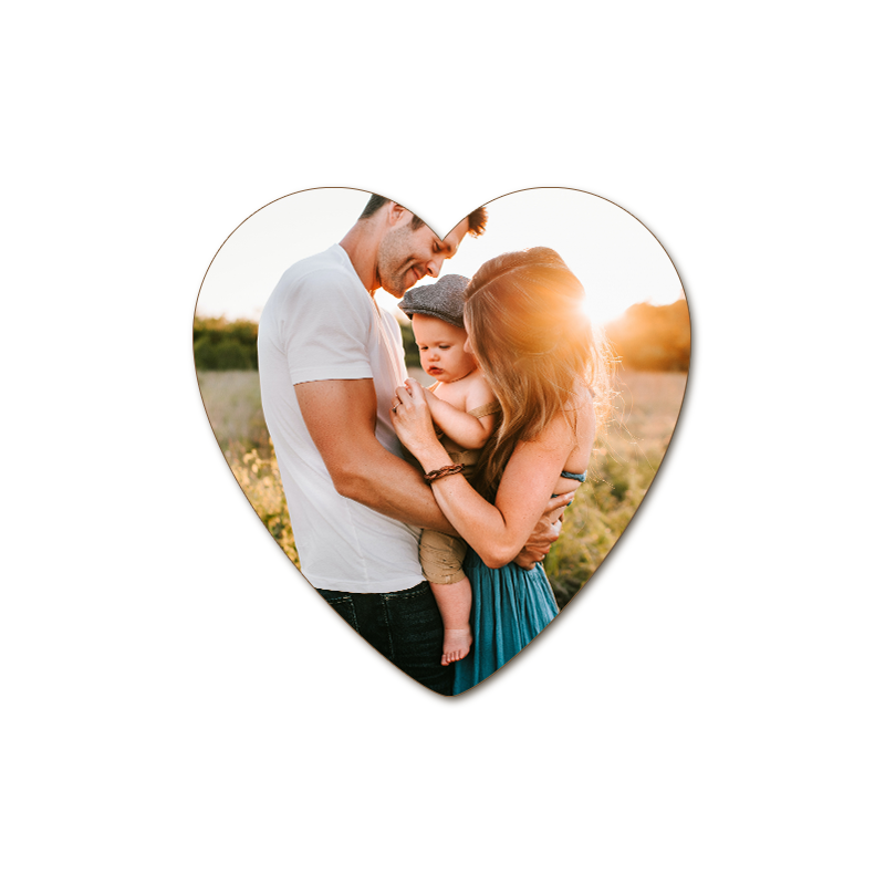 Dessous de Verre Coeur personnalisé Dessous de Verre Coeur personnalisé