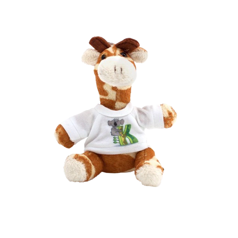 Porte Clef Peluche Girafe personnalisé Porte Clef Peluche Girafe personnalisé